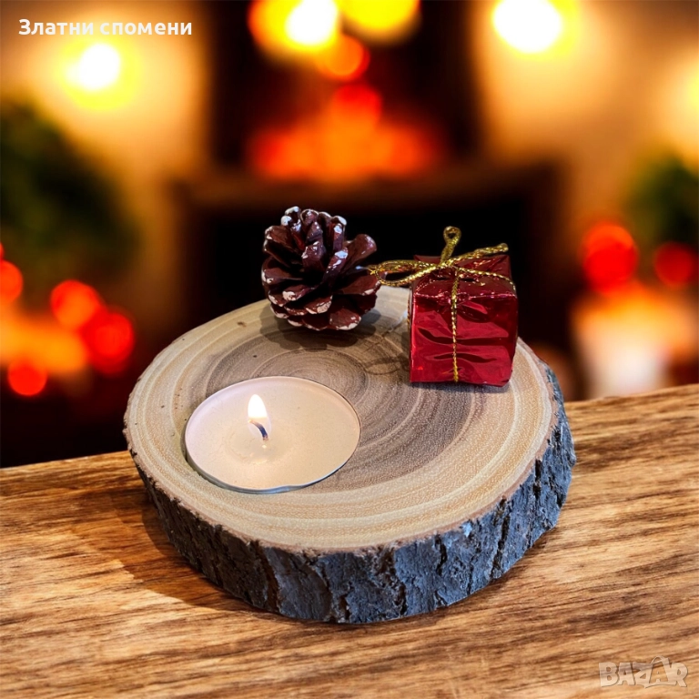 Коледен свещник, снимка 1