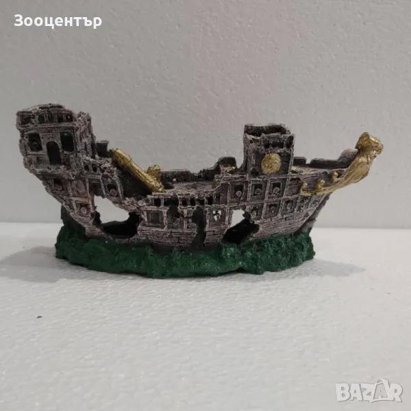 Декорация за аквариум - кораб, снимка 1