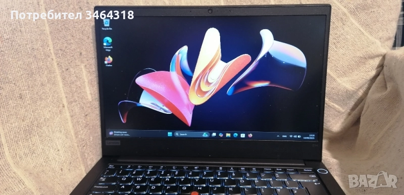 Lenovo ThinkPad E14 Core i5-10210U 1.6 GHz 8GB RAM 240GB SSD Windows 11, снимка 1