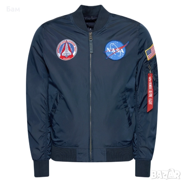 Мъжко!Alpha Industries MA-1 Reversible Bomber Jacket размер С, снимка 1