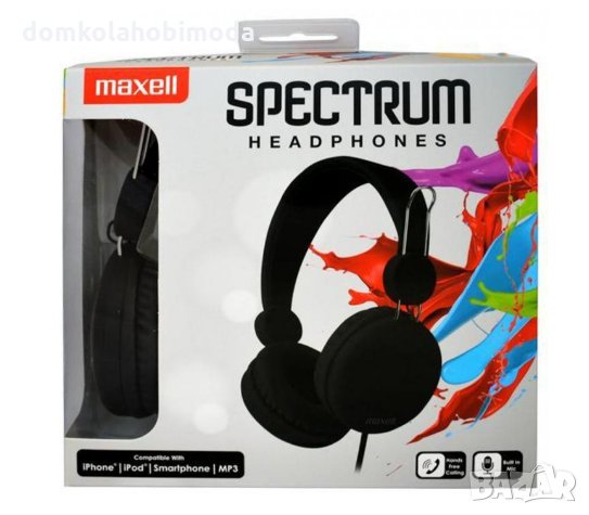 Слушалки MAXELL HP SPECTRUM С микрофон, 10S , снимка 1