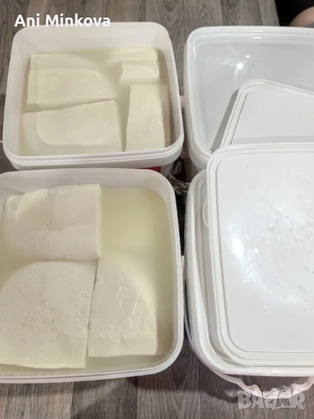 Продавам домашно прясно козе сирене в кофи по 9 килограма , снимка 1