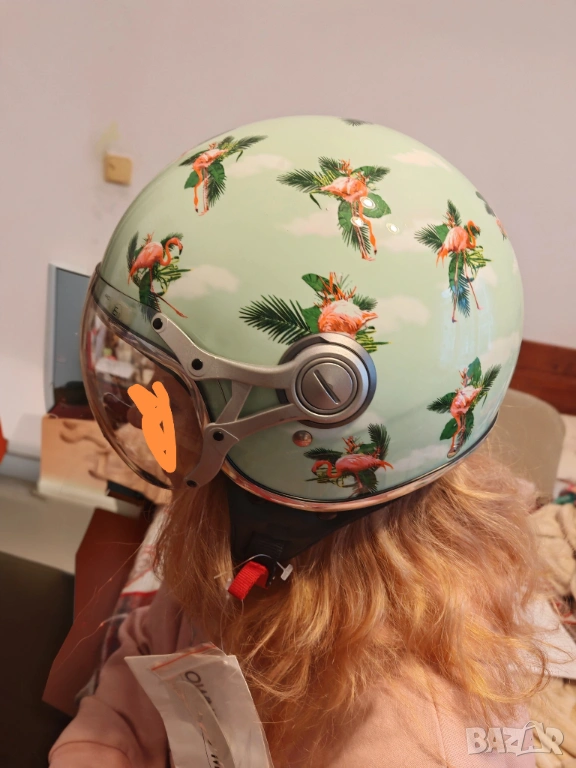 Нова каска за скутер, Exklusiv, M, за жена, момиче, снимка 1