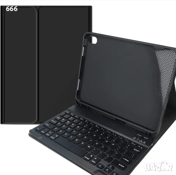 Кейс с клавиатура за iPad 10 поколение 2022, Tech Protect SC Pen + Keyboard, черен, снимка 1
