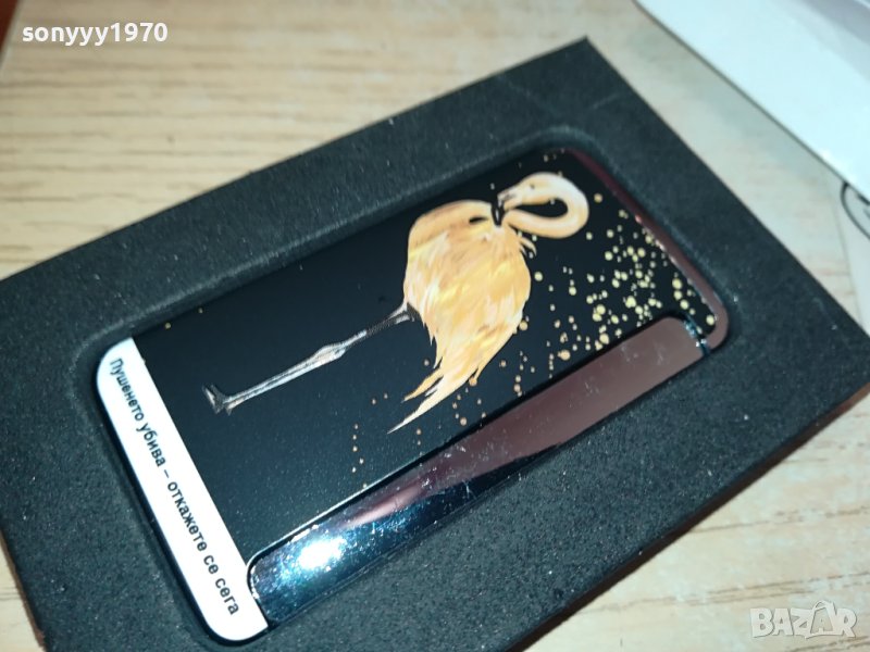 метална запалка-жар птица-инокс 1911231108, снимка 1