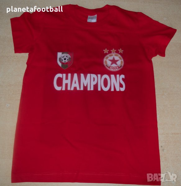 УНИКАЛНА ФЕН ТЕНИСКА НА ЦСКА С ВАШЕ ИМЕ И НОМЕР! Фен тениска на CSKA SOFIA!, снимка 1