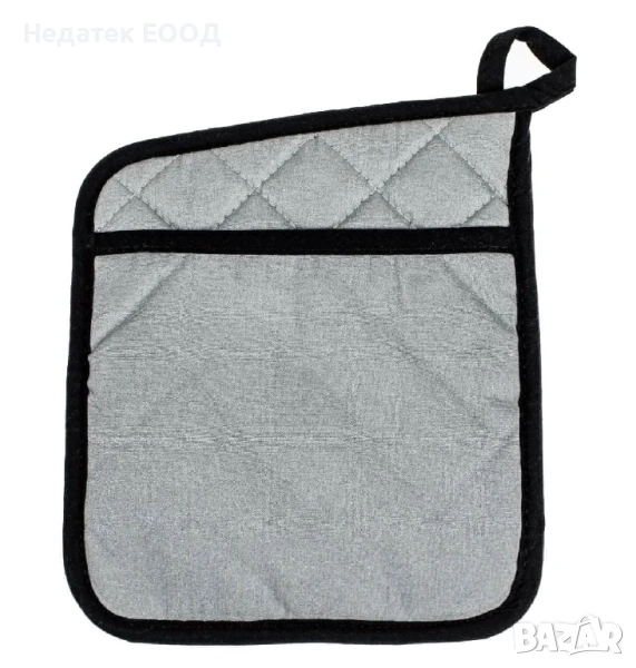  Двустранна подложка за кухня, Сребро, 19x21 см., снимка 1