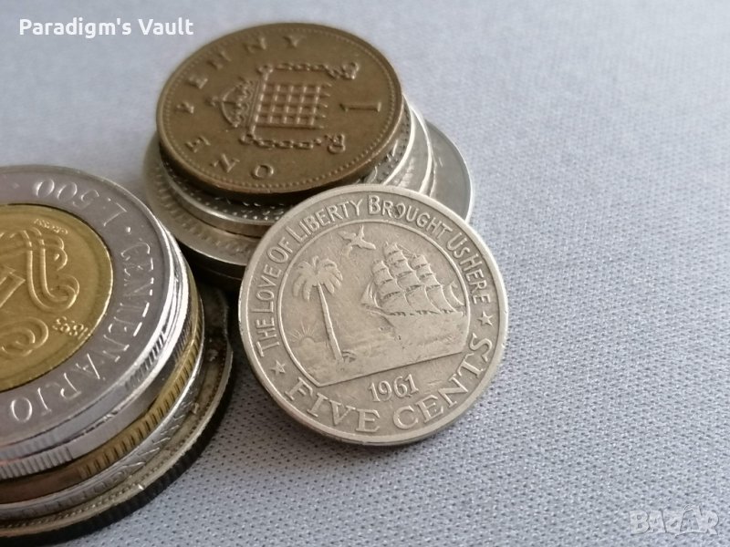 Монета - Либерия - 5 цента | 1961г., снимка 1