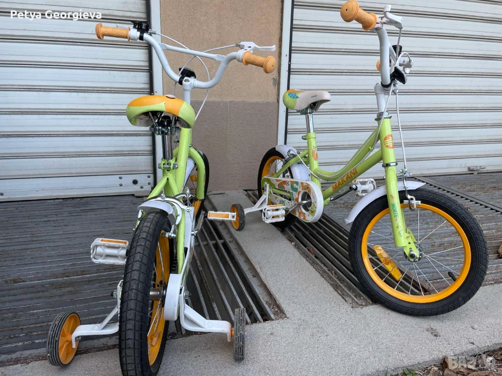 Детски велосипеди 14" Makani - Pali Green - 2 бр., снимка 1
