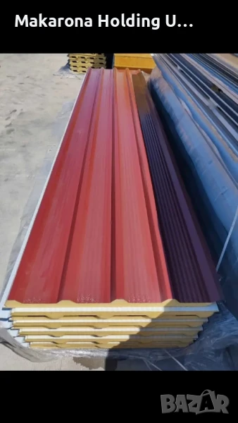 Покривен термопанел 40мм дебелина 5 ребрен , снимка 1