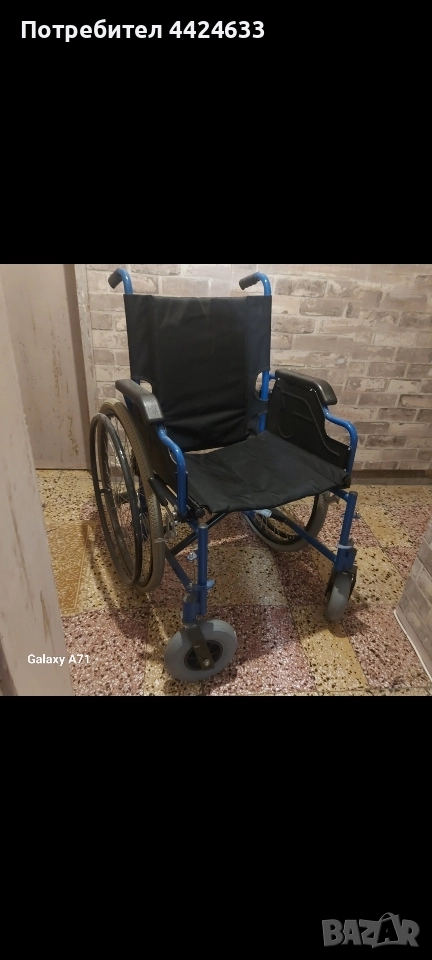 Инвалидна количка.За възрастни хора., снимка 1