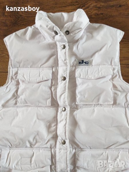 Elho Vintage Skiwear Down Puffer Red Men's Vest, SIZE 36/С - страхотен пухен елек, снимка 1