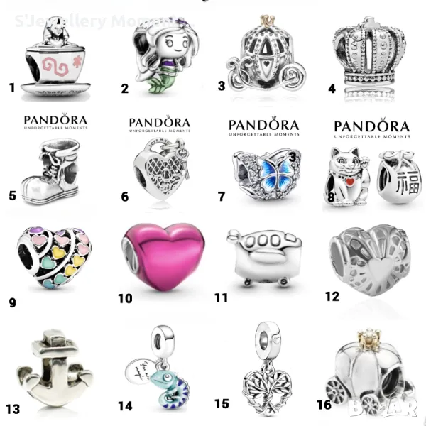 Талисмани и висулки тип Пандора , снимка 1