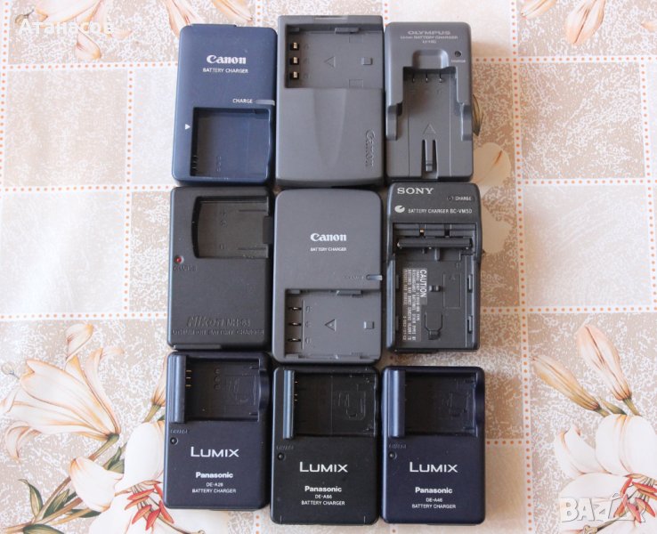 Зарядно Canon, Lumix, Nikon, Sony, снимка 1