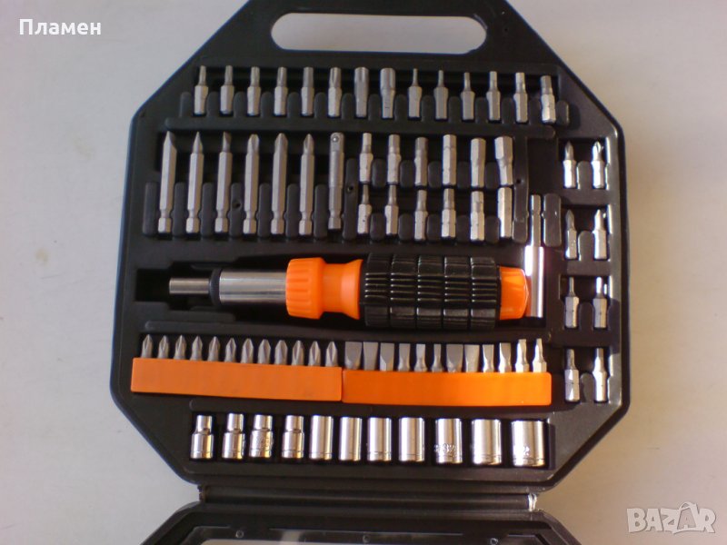 Отвертка с вложки и накрайници, комплект 78 части,Gadget tools Нови !, снимка 1