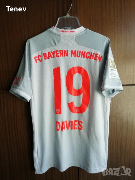 Bayern Munich Alphonso Davies Adidas оригинална тениска фланелка Байерн Мюнхен Дейвис 2020/2021 Away, снимка 1