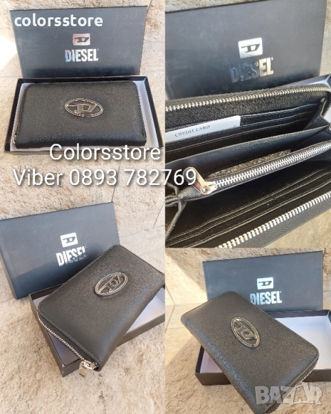 Дамско черно портмоне Diesel код SG45u, снимка 1