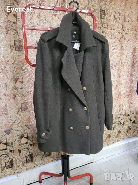 Палто H&M масленозелено- 44 размер, снимка 1