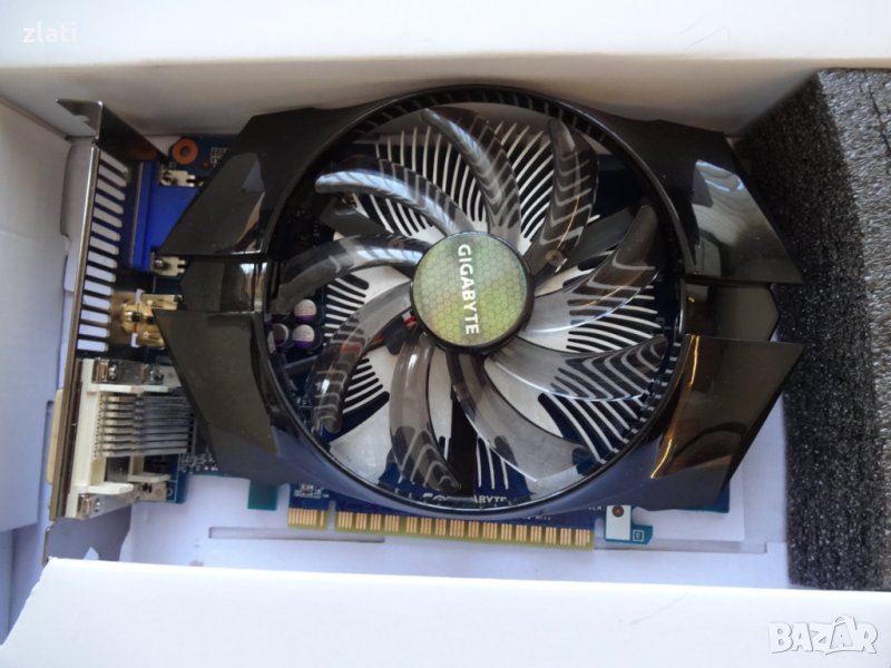 Видеокарта GIGABYTE GeForce GTX 650, 1GB, DDR5, снимка 1