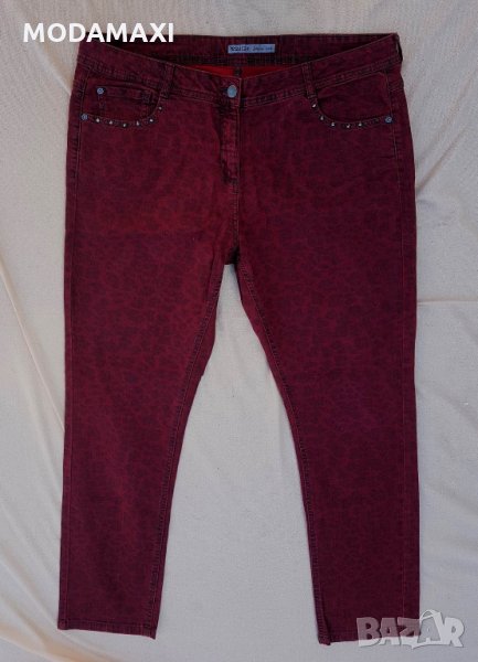 3XL Нови  дънки  YESSICA бордо , снимка 1