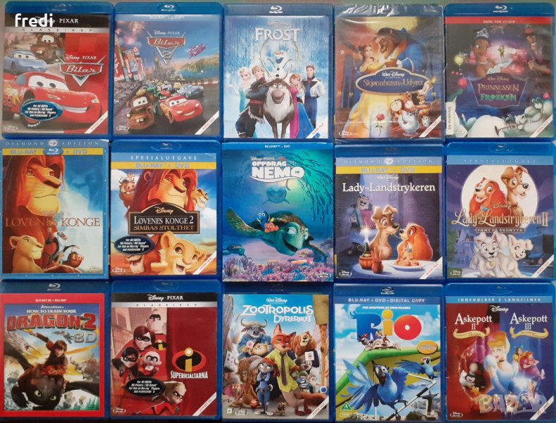  Blu-ray & 3D филми без български субтитри - Анимация, снимка 1
