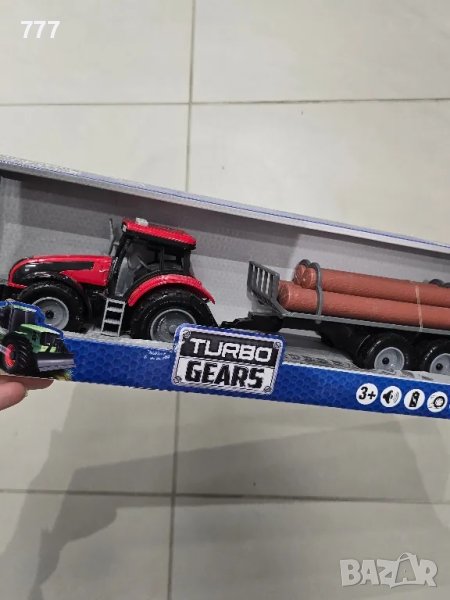 играчка трактор с ремарке , снимка 1