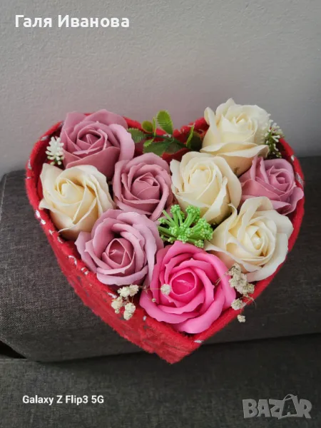 Кутии с рози от пластичен сапун, снимка 1