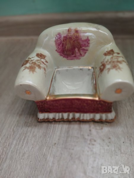 порцеланова кутия за бижута-кресло, снимка 1