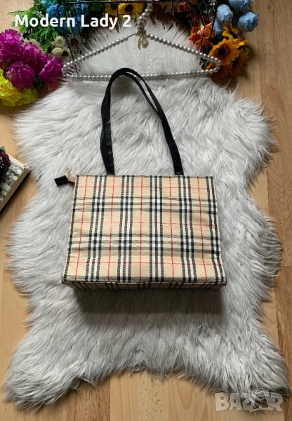 Нова карирана чанта, снимка 1