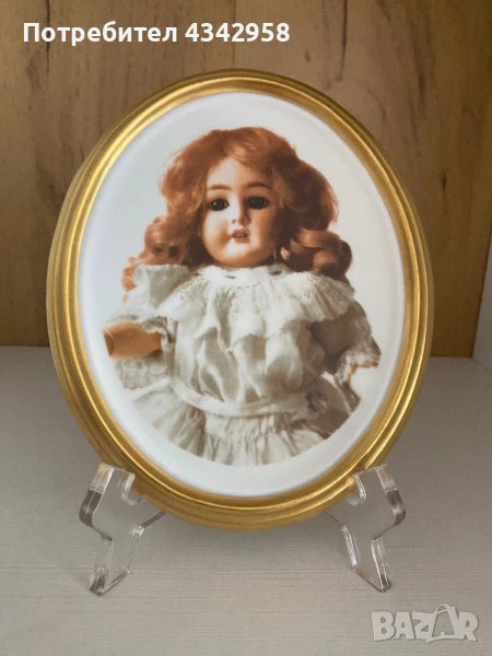 Порцеланова винтидж украса за стена. Германия., снимка 1