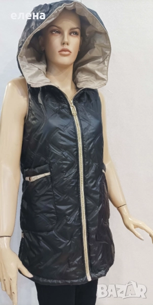 Ефектен черен  елек, снимка 1