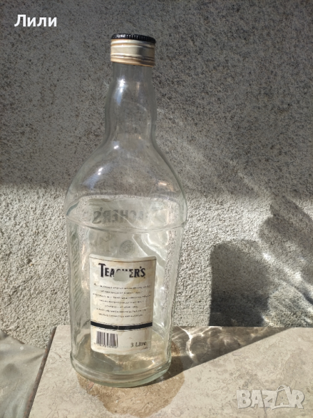 Стъклена бутилка Teacher's, снимка 1