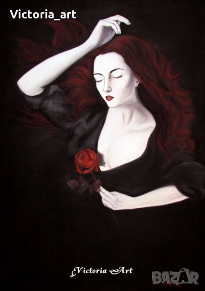 Картина "В тъмнината", снимка 1