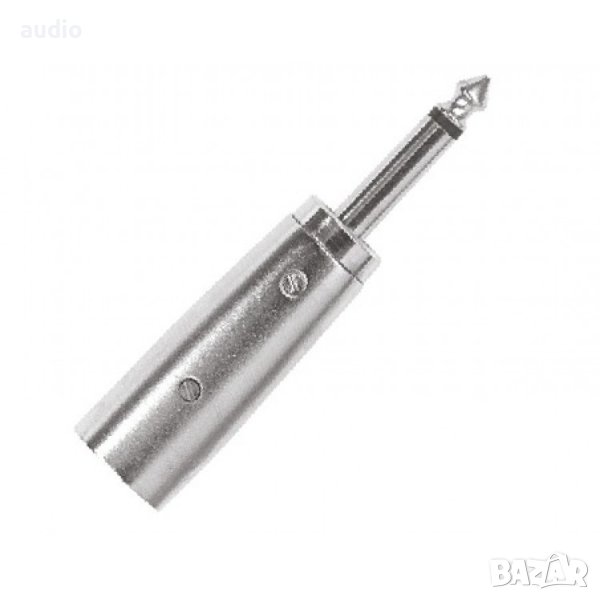  Преход XLR мъжки – 6.3mm мъжки mono , снимка 1