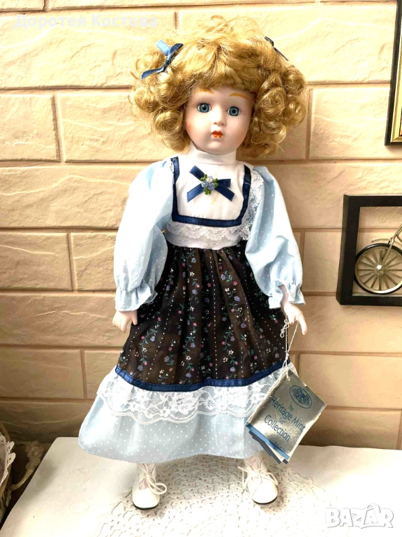 ALLISON нова красива порцеланова кукла от бисквитен порцелан, снимка 1