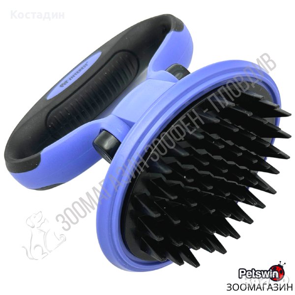 Четка за Куче/Коте - Сгъваема - с Мек Щифт - Soft Pin Brush Foldable - Pet Interest, снимка 1