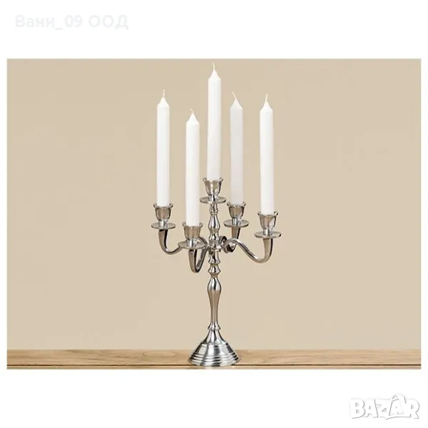 Алуминиев свещник 4-ка, снимка 1