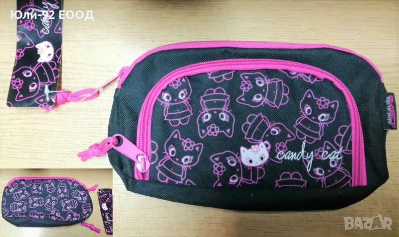 Красив и многофункционален несесер Candy Cat, снимка 1