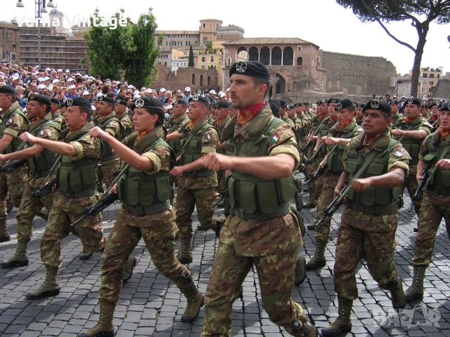 Военна кокарда на баретата на италианските морски пехотинци., снимка 4 - Антикварни и старинни предмети - 53404515