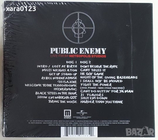 Public Enemy – Live From Metropolis Studios 2CD , снимка 2 - CD дискове - 37714287