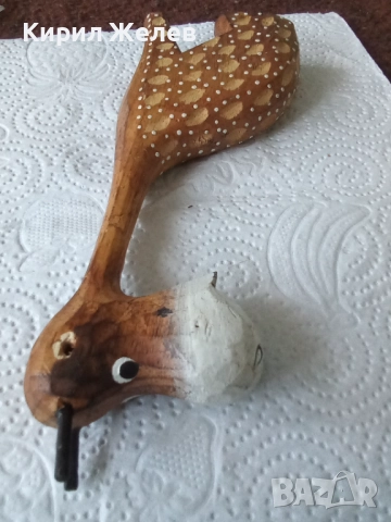 Дървена фигурка 51760, снимка 3 - Антикварни и старинни предмети - 52787445