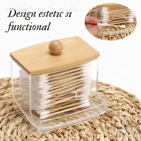 Кутия за съхранение на клечки за уши, снимка 3 - Други - 49731602