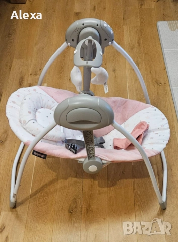 Електрическа люлка Chipolino модел Moonlight Чиполино, снимка 5 - Детски люлки - 51913651