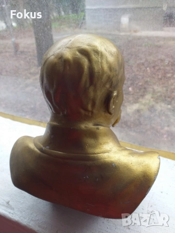 ТОНИРАН ГИПСОВ БЮСТ НА ШЧЕДРИН, снимка 5 - Антикварни и старинни предмети - 53499038