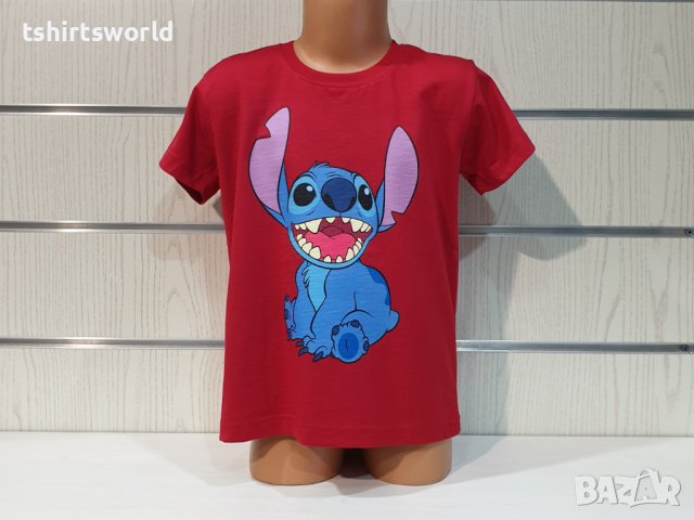 Нова детска тениска с дигитален печат Стич (Stitch), снимка 5 - Детски тениски и потници - 37494684