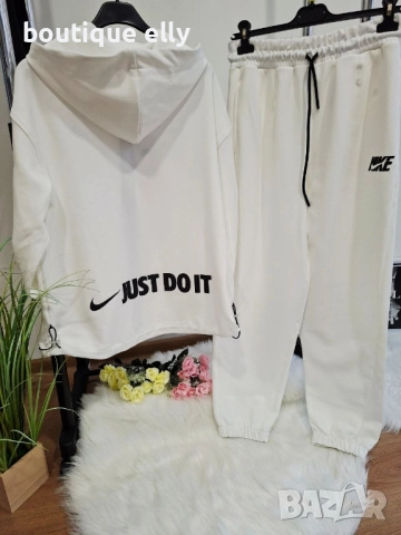 дамски комплект от 2 части nike в бяло и розово,, снимка 3 - Комплекти - 51543480