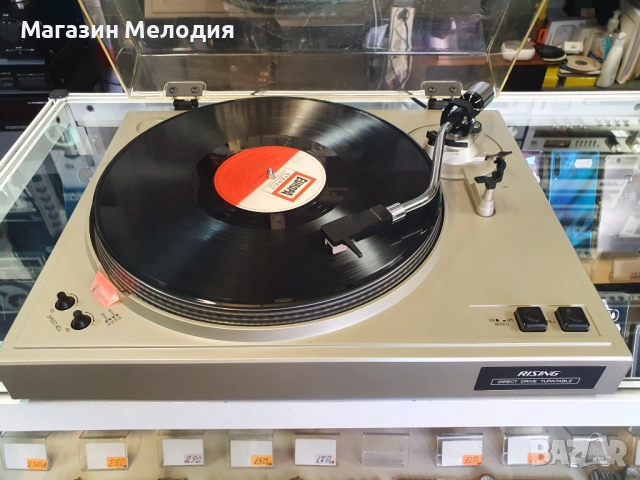 💽📻📀🎶Грамофон Direct Drive Rising TH-6000 В отлично техническо и визуално състояние., снимка 2 - Грамофони - 46398080