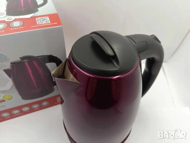 Електрическа кана Royalty Line RL-SSK1.7L, 1500W, 1.7л, Автоматично изключване, Защита от прегряване, снимка 4 - Кани - 51649133