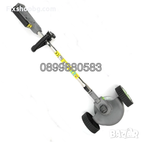 Акумулаторен градински тример с колела и 2 батерии 36V 8Ah StahlMayer, снимка 2 - Градински инструменти - 51540971