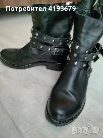 Дамски боти естествена кожа 38 номер , снимка 4 - Дамски боти - 49584883